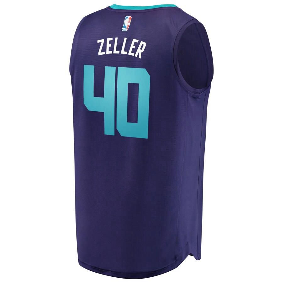 Charlotte Hornets Cody Zeller Fanatics Branded Replica Fast Break Player Statement Jersey Mens - Purple | Ireland S4387N3