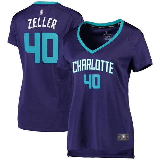 Charlotte Hornets Cody Zeller Fanatics Branded Replica Fast Break Player Statement Jersey Womens - Purple | Ireland B0512I6