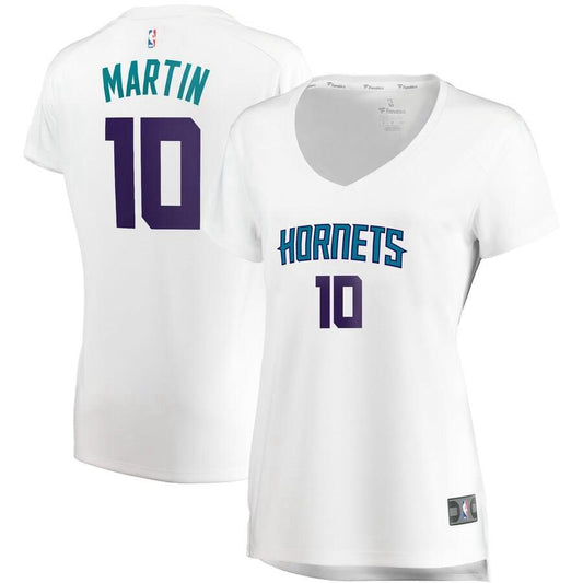 Charlotte Hornets Caleb Martin Fanatics Branded Fast Break Player Association Jersey Womens - White | Ireland I5674H1