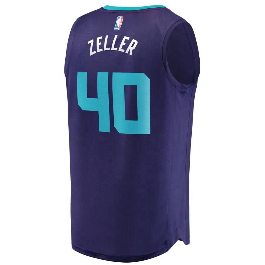 Charlotte Hornets Cody Zeller Fanatics Branded Replica Fast Break Player Statement Jersey Kids - Purple | Ireland U6908U6