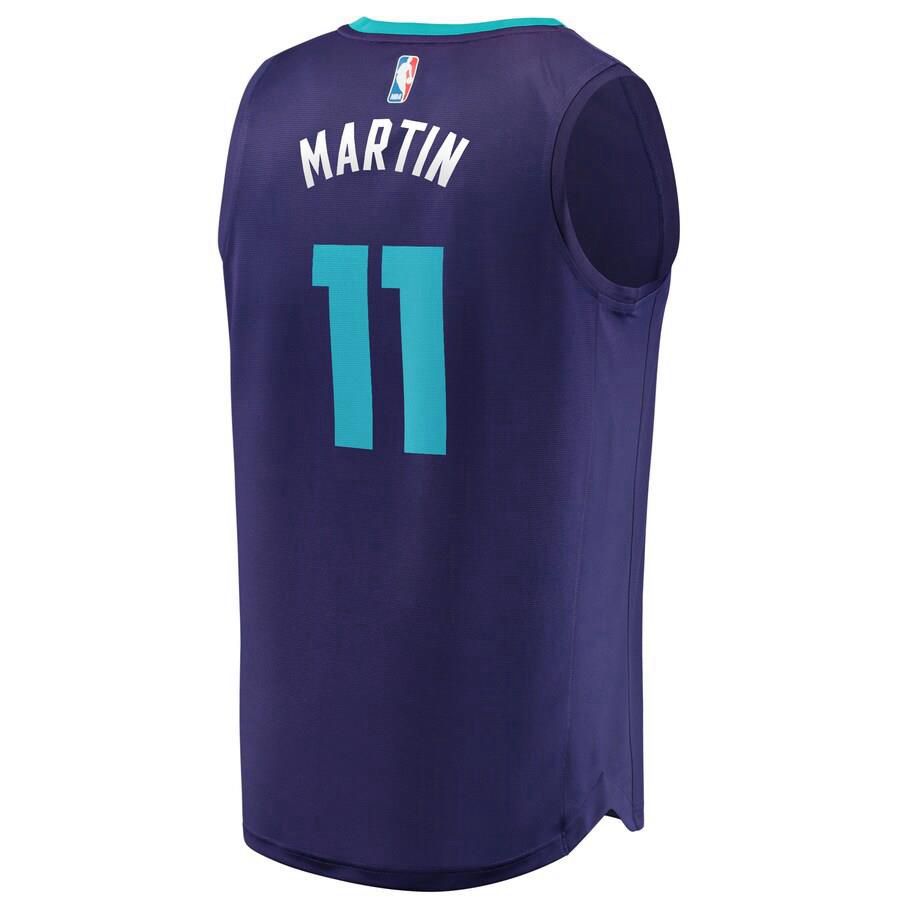 Charlotte Hornets Cody Martin Fanatics Branded Replica Fast Break Player Team Statement Jersey Mens - Purple | Ireland K5399V9