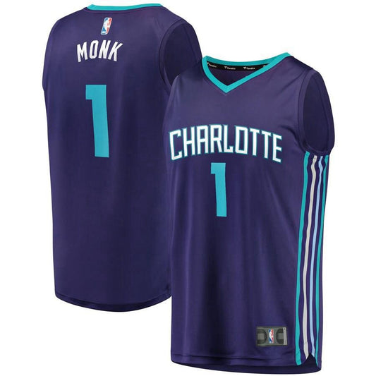 Charlotte Hornets Malik Monk Fanatics Branded Replica Fast Break Player Statement Jersey Kids - Purple | Ireland U3140B8