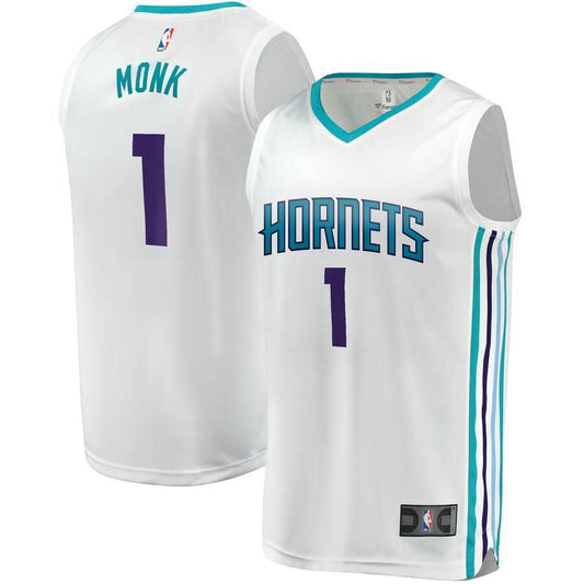 Charlotte Hornets Malik Monk Fanatics Branded Replica Fast Break Player Team Association Jersey Mens - White | Ireland S6791O0