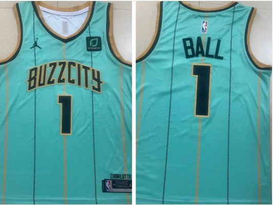 Charlotte Hornets 1 Lamelo Ball City Jersey Teal