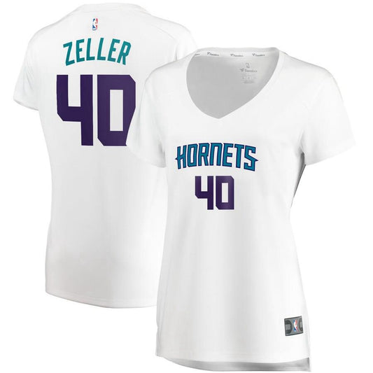 Charlotte Hornets Cody Zeller Fanatics Branded Replica Fast Break Player Association Jersey Womens - White | Ireland Q0391O3